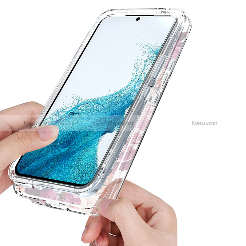 Ultra-thin Transparent Gel Soft Matte Finish Front and Back Case 360 Degrees Cover for Samsung Galaxy Quantum4 5G