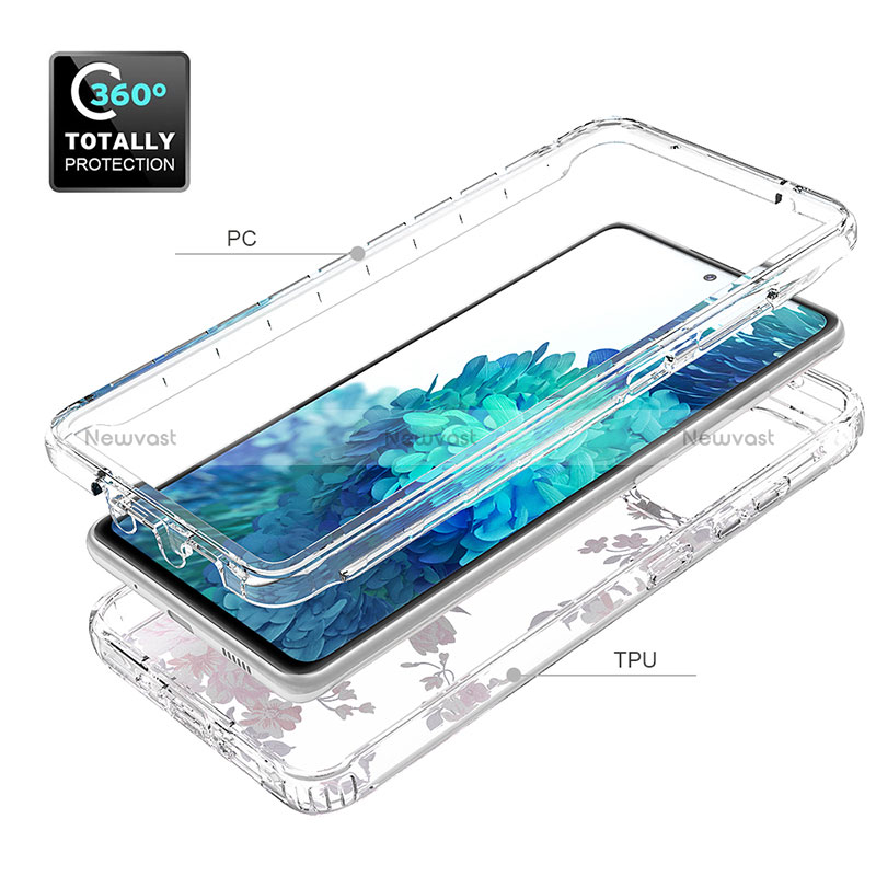 Ultra-thin Transparent Gel Soft Matte Finish Front and Back Case 360 Degrees Cover for Samsung Galaxy S20 FE 5G