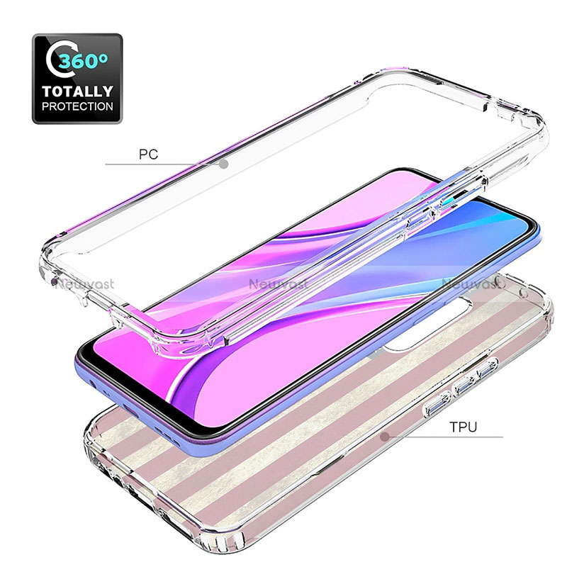 Ultra-thin Transparent Gel Soft Matte Finish Front and Back Case 360 Degrees Cover for Xiaomi Poco M2