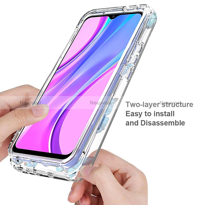 Ultra-thin Transparent Gel Soft Matte Finish Front and Back Case 360 Degrees Cover for Xiaomi Poco M2