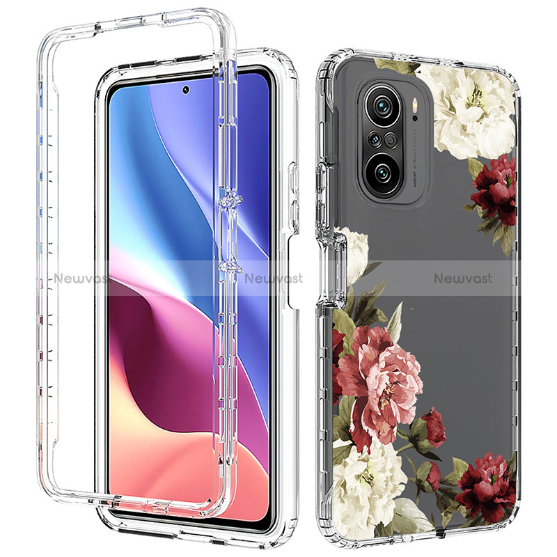 Ultra-thin Transparent Gel Soft Matte Finish Front and Back Case 360 Degrees Cover for Xiaomi Redmi K40 Pro+ Plus 5G