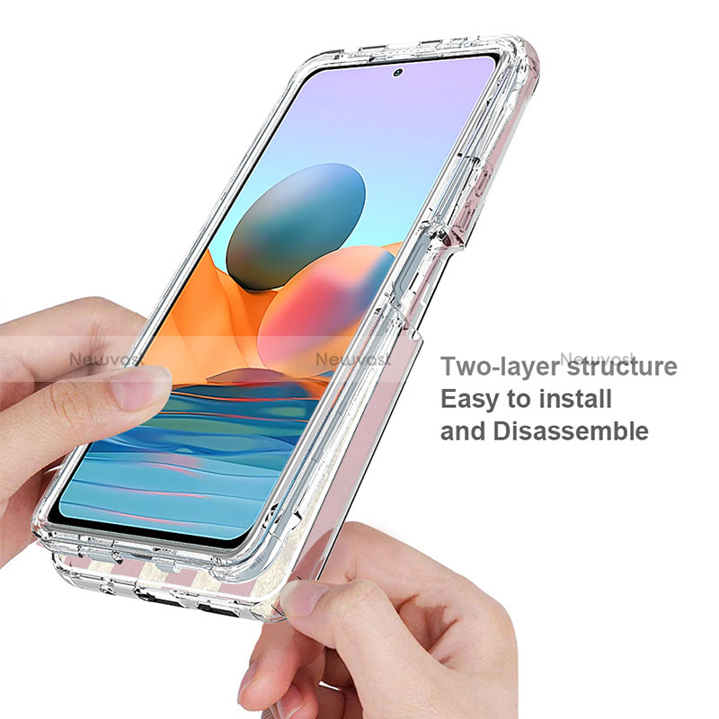 Ultra-thin Transparent Gel Soft Matte Finish Front and Back Case 360 Degrees Cover for Xiaomi Redmi Note 10 Pro Max