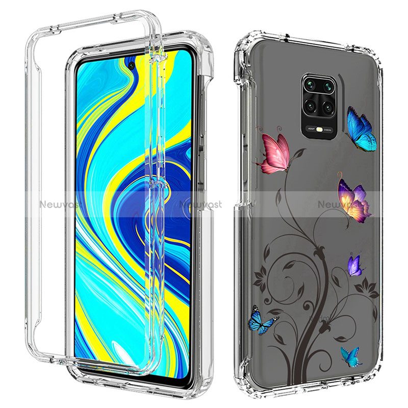 Ultra-thin Transparent Gel Soft Matte Finish Front and Back Case 360 Degrees Cover for Xiaomi Redmi Note 9S