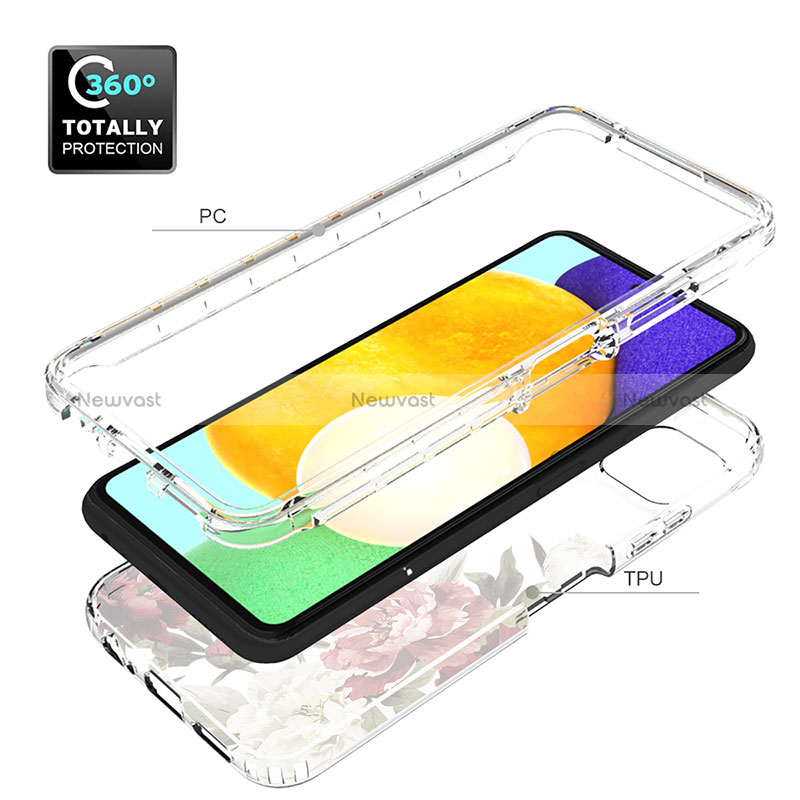 Ultra-thin Transparent Gel Soft Matte Finish Front and Back Case 360 Degrees Cover JX1 for Samsung Galaxy A22 5G