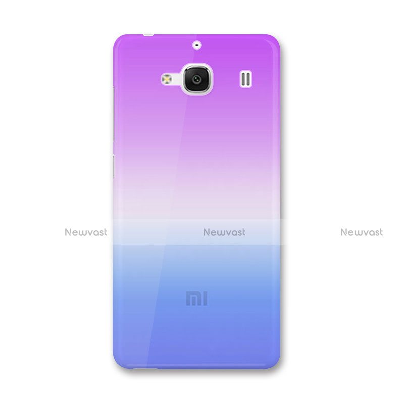 Ultra-thin Transparent Gradient Soft Cover for Xiaomi Redmi 2A Blue