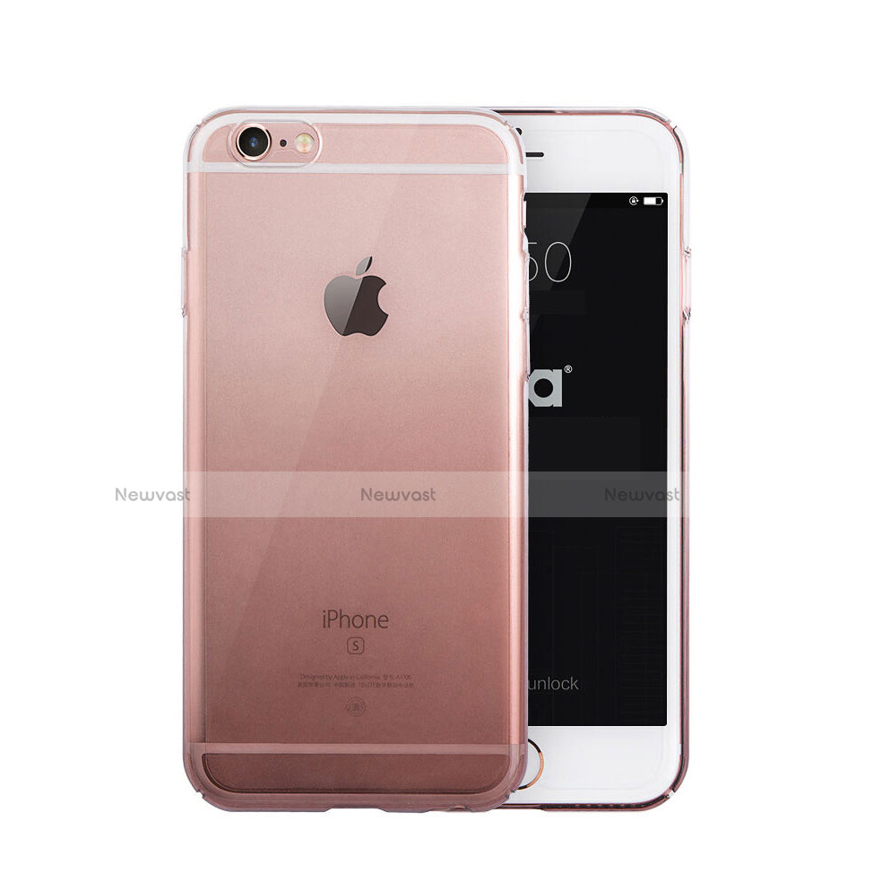 Ultra-thin Transparent Gradient Soft Cover Z01 for Apple iPhone 6S Gray