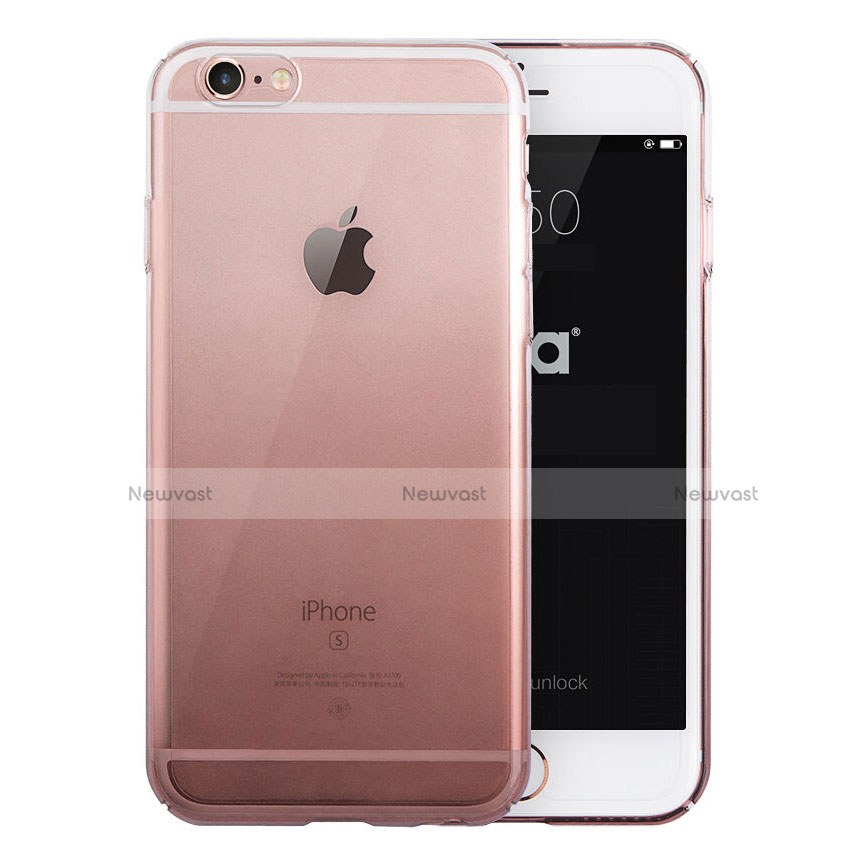 Ultra-thin Transparent Gradient Soft Cover Z01 for Apple iPhone 6S Plus Gray