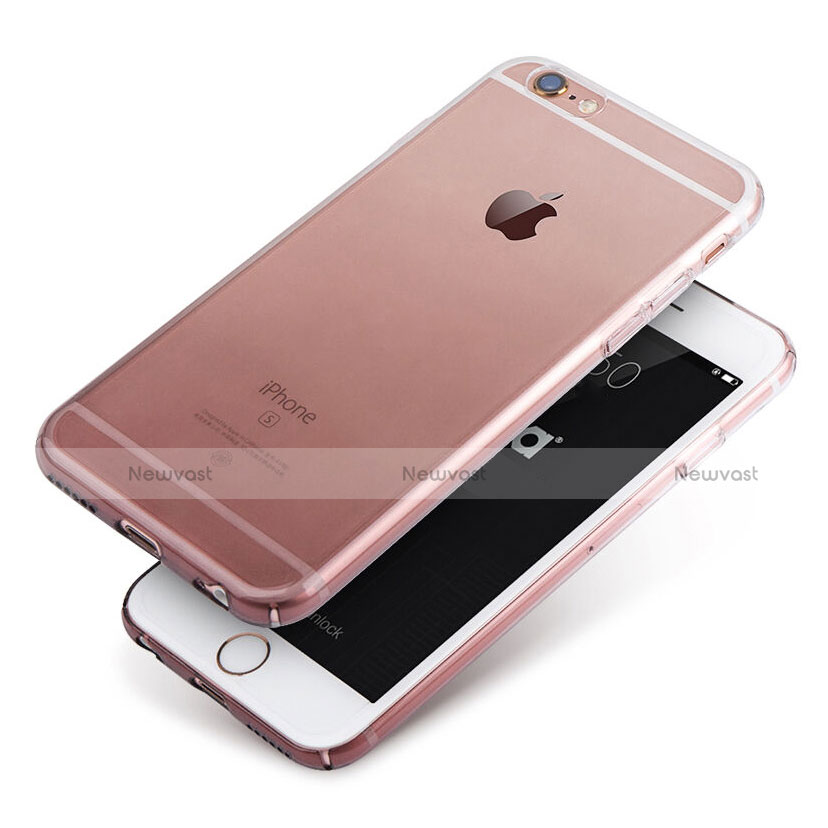 Ultra-thin Transparent Gradient Soft Cover Z01 for Apple iPhone 6S Plus Gray