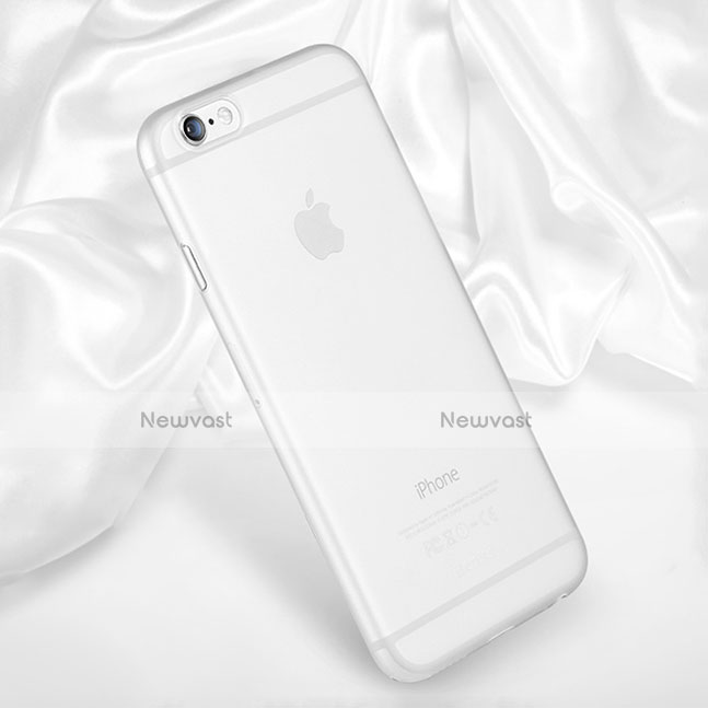 Ultra-thin Transparent Matte Finish Case Cover for Apple iPhone 6S White