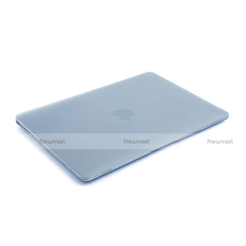 Ultra-thin Transparent Matte Finish Case for Apple MacBook 12 inch Blue