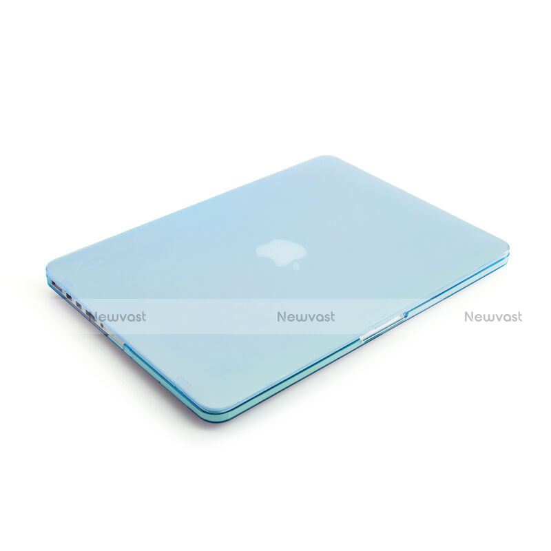 Ultra-thin Transparent Matte Finish Case for Apple MacBook Air 13 inch Blue