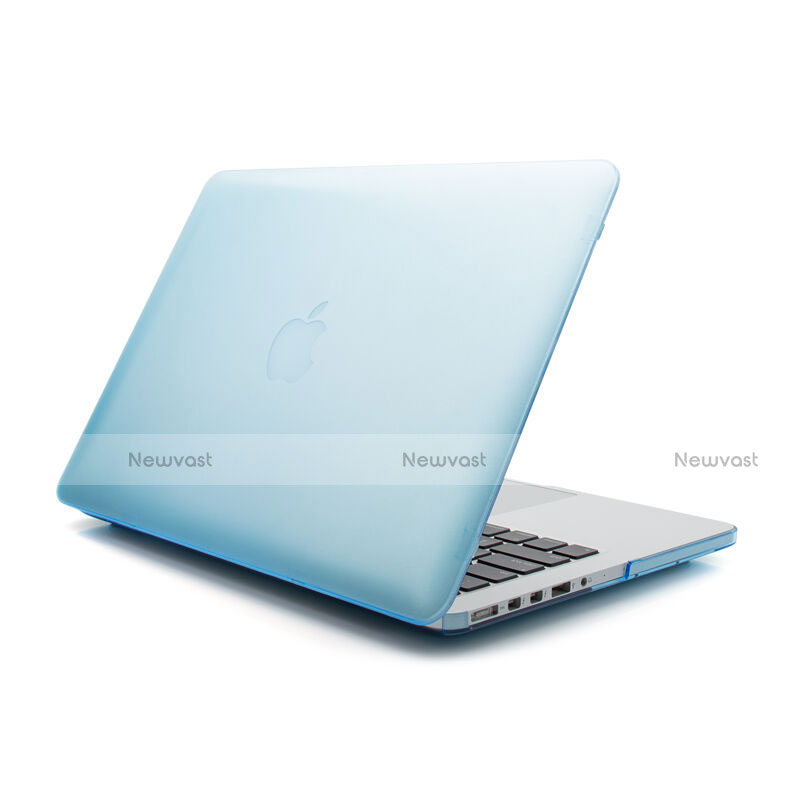 Ultra-thin Transparent Matte Finish Case for Apple MacBook Pro 13 inch Retina Blue