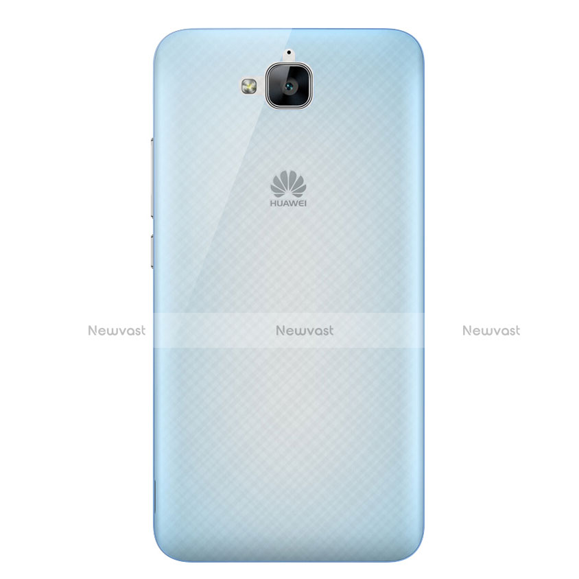 Ultra-thin Transparent Matte Finish Case for Huawei Enjoy 5 Blue