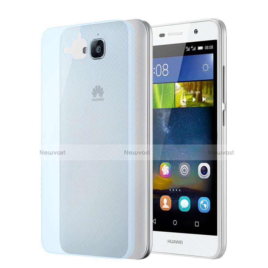 Ultra-thin Transparent Matte Finish Case for Huawei Enjoy 5 Blue