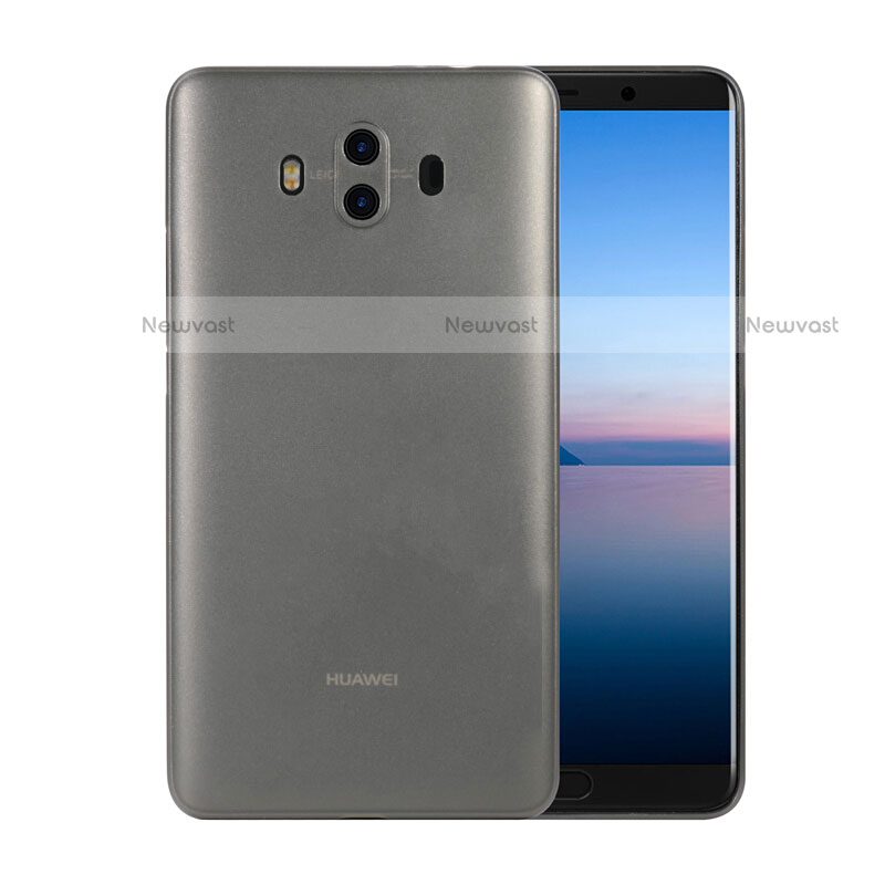 Ultra-thin Transparent Matte Finish Case for Huawei Mate 10 Gray