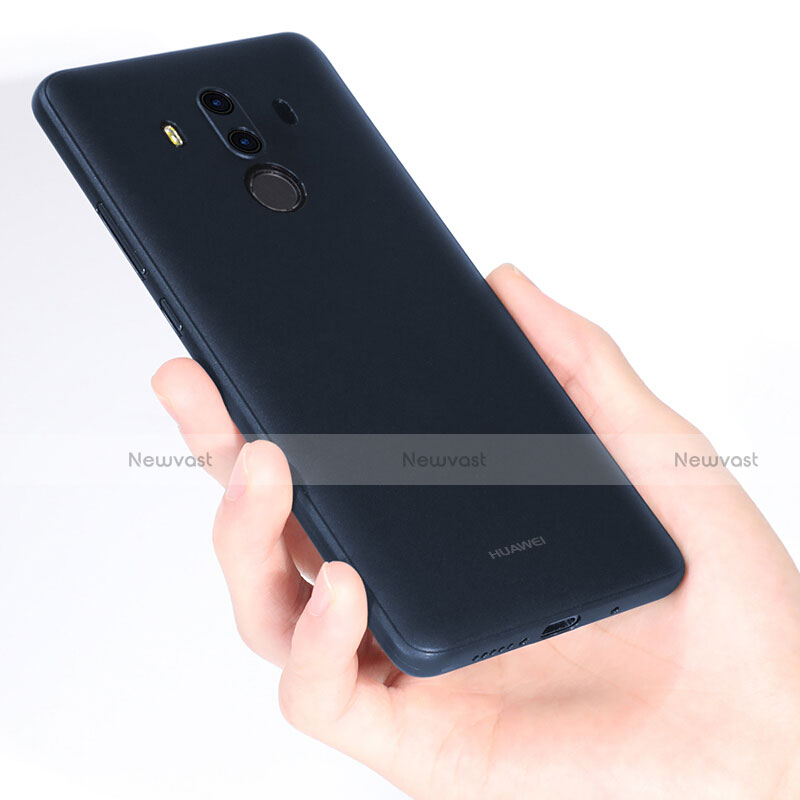 Ultra-thin Transparent Matte Finish Case for Huawei Mate 10 Pro Blue