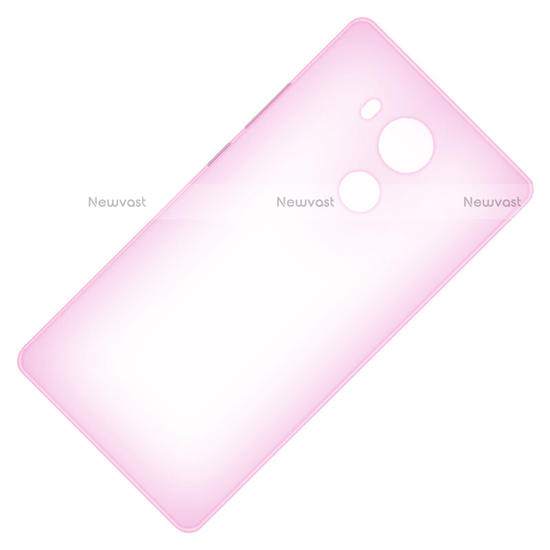 Ultra-thin Transparent Matte Finish Case for Huawei Mate 8 Pink