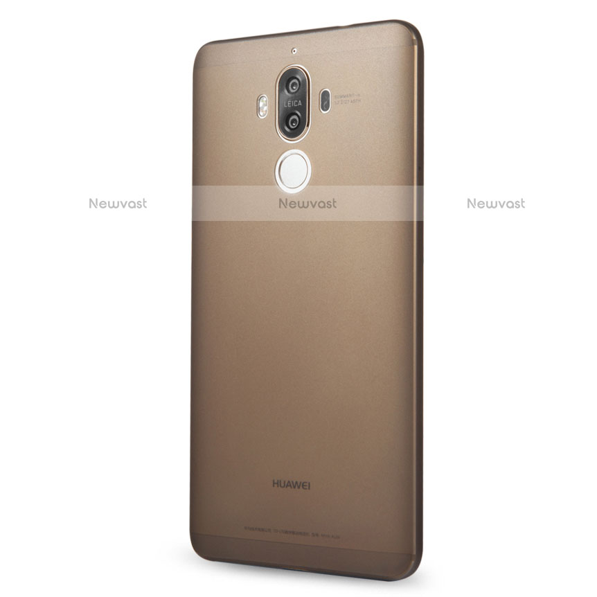 Ultra-thin Transparent Matte Finish Case for Huawei Mate 9 Brown