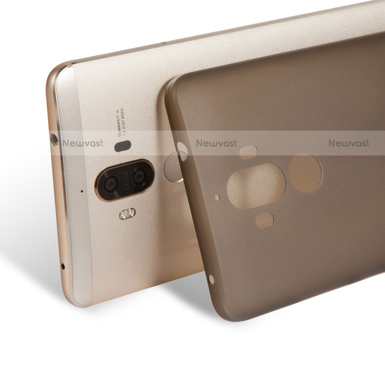 Ultra-thin Transparent Matte Finish Case for Huawei Mate 9 Brown