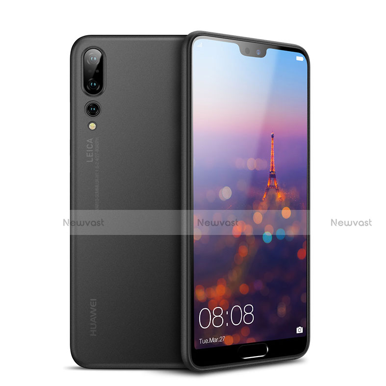 Ultra-thin Transparent Matte Finish Case for Huawei P20 Pro Black