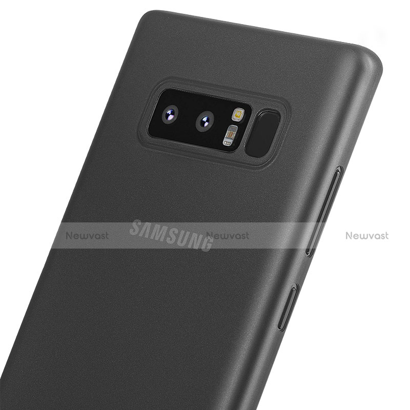 Ultra-thin Transparent Matte Finish Case for Samsung Galaxy Note 8 Duos N950F Black