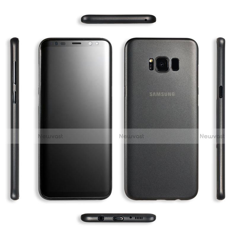 Ultra-thin Transparent Matte Finish Case for Samsung Galaxy S8 Black