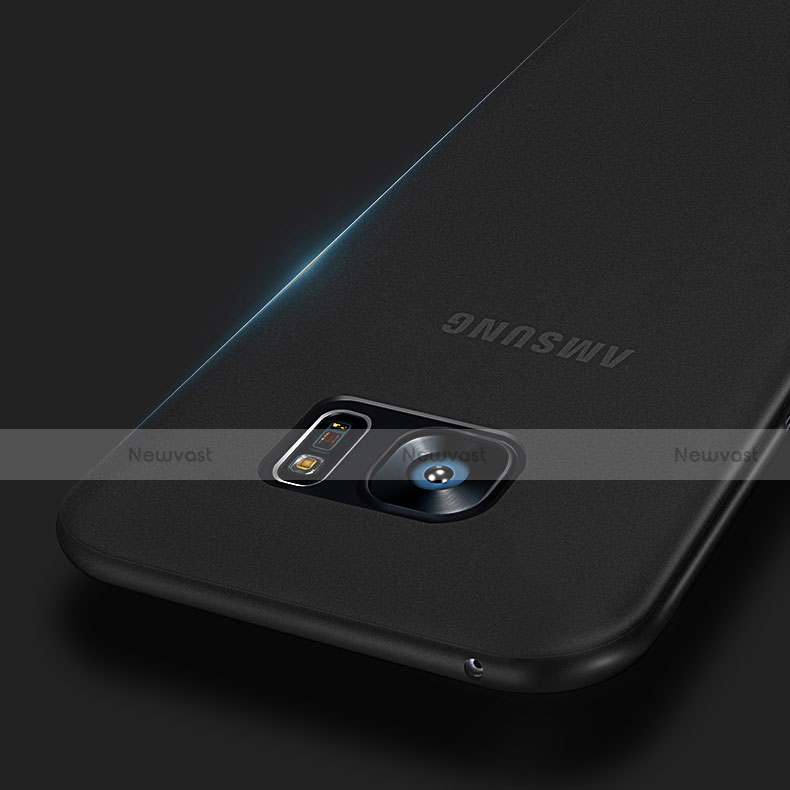 Ultra-thin Transparent Matte Finish Case T01 for Samsung Galaxy S7 Edge G935F Black