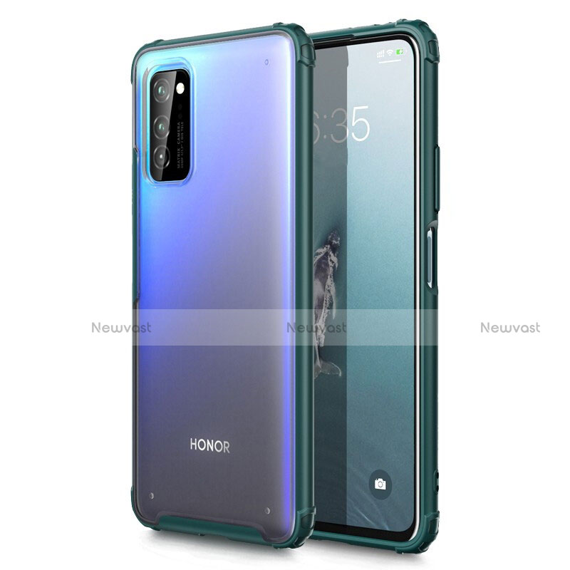 Ultra-thin Transparent Matte Finish Case U01 for Huawei Honor V30 5G Green