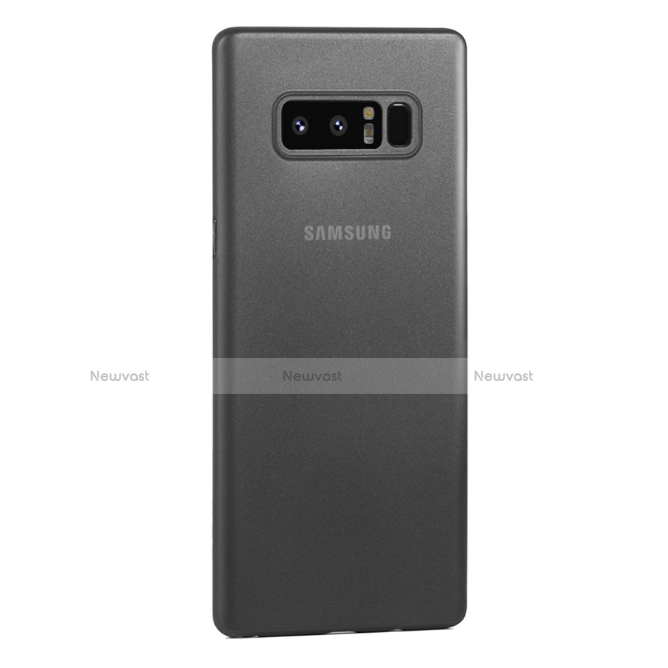 Ultra-thin Transparent Matte Finish Case U01 for Samsung Galaxy Note 8 Duos N950F Gray