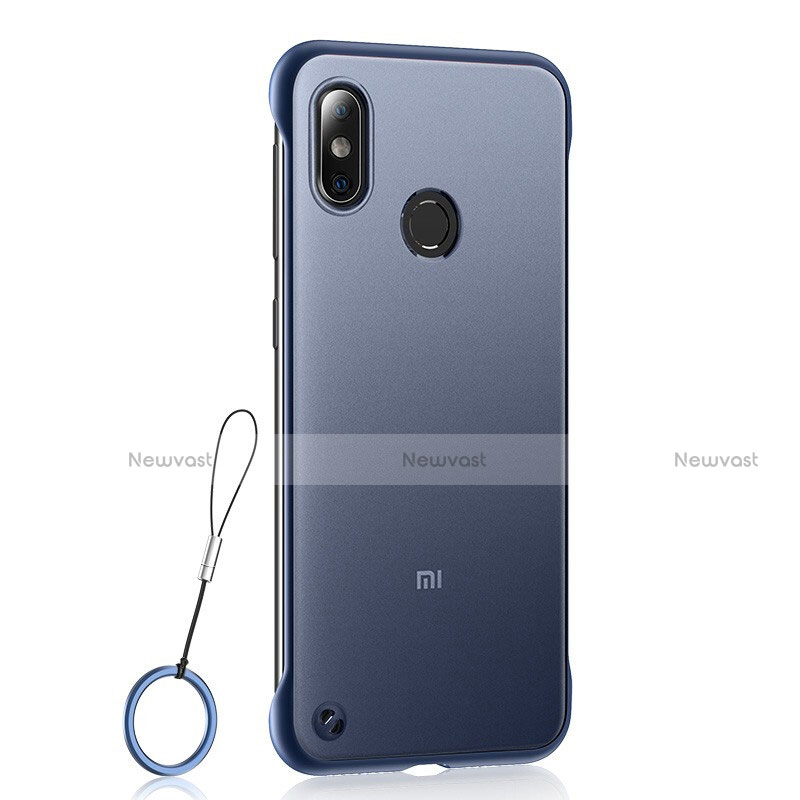 Ultra-thin Transparent Matte Finish Case U01 for Xiaomi Mi 8 Blue