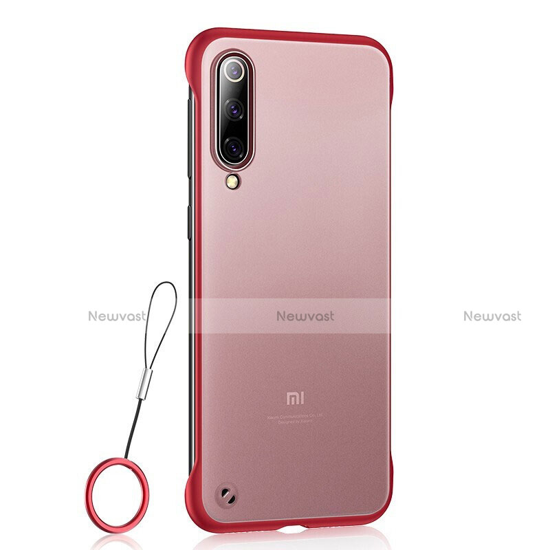 Ultra-thin Transparent Matte Finish Case U01 for Xiaomi Mi 9 Pro 5G Red