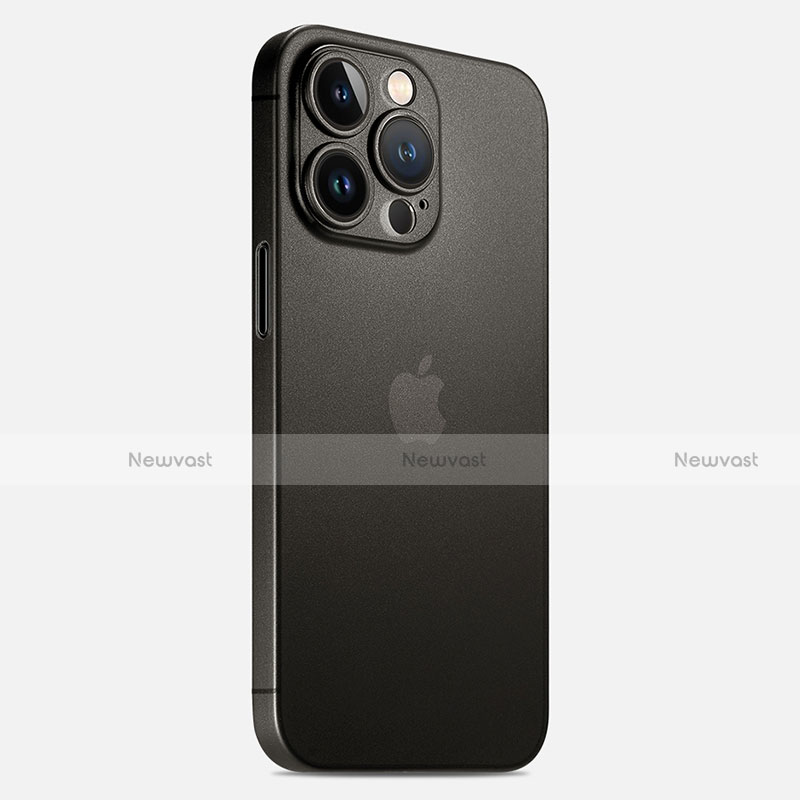 Ultra-thin Transparent Matte Finish Case U02 for Apple iPhone 13 Pro Max Black