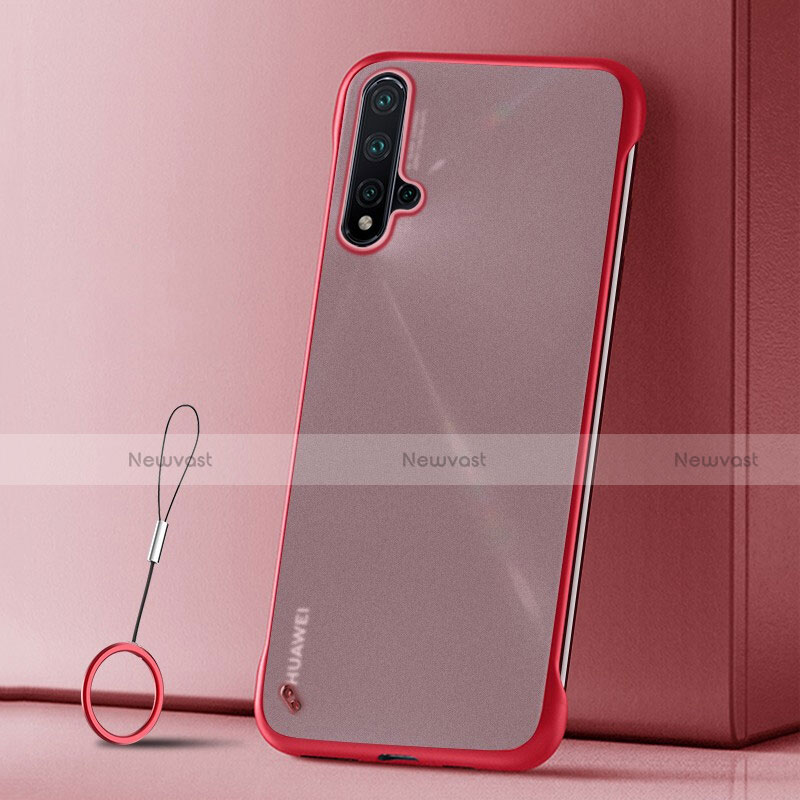 Ultra-thin Transparent Matte Finish Case U02 for Huawei Nova 5 Red