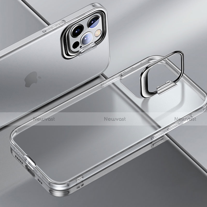 Ultra-thin Transparent Matte Finish Case U08 for Apple iPhone 13 Pro White