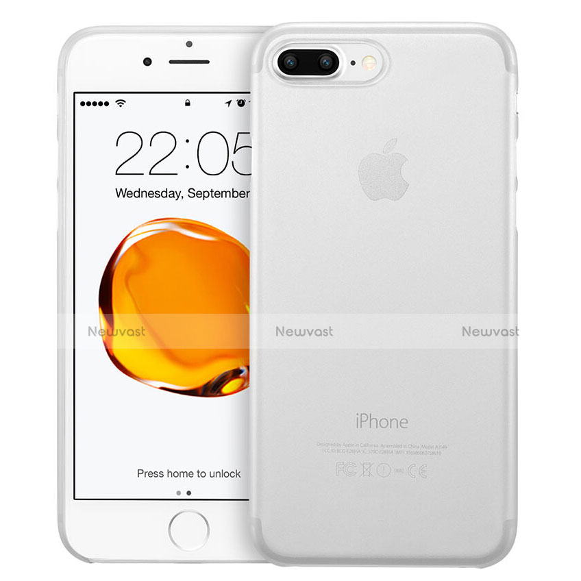 Ultra-thin Transparent Matte Finish Case W01 for Apple iPhone 7 Plus White