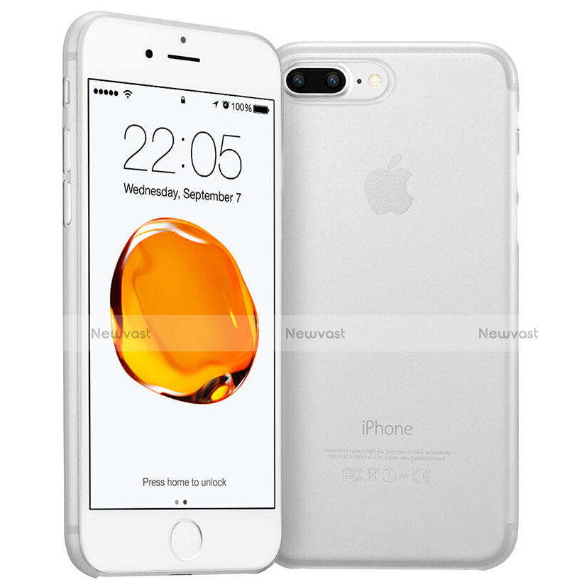 Ultra-thin Transparent Matte Finish Case W01 for Apple iPhone 7 Plus White