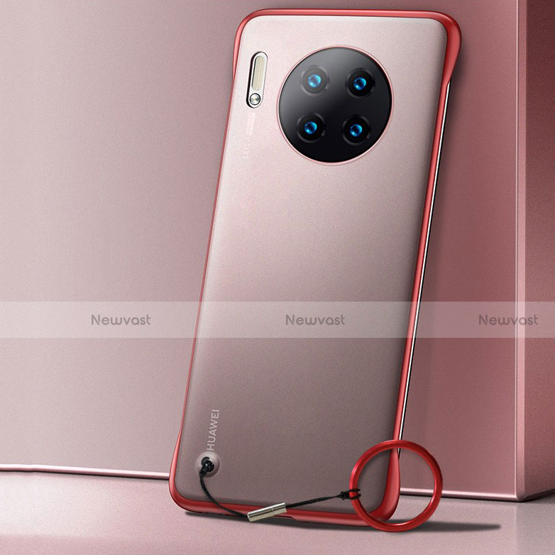 Ultra-thin Transparent Matte Finish Cover Case for Huawei Mate 30 5G Red