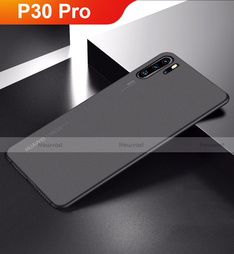 Ultra-thin Transparent Matte Finish Cover Case for Huawei P30 Pro Black