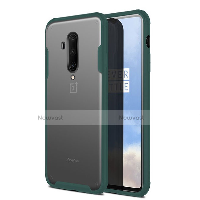 Ultra-thin Transparent Matte Finish Cover Case for OnePlus 7T Pro 5G Green