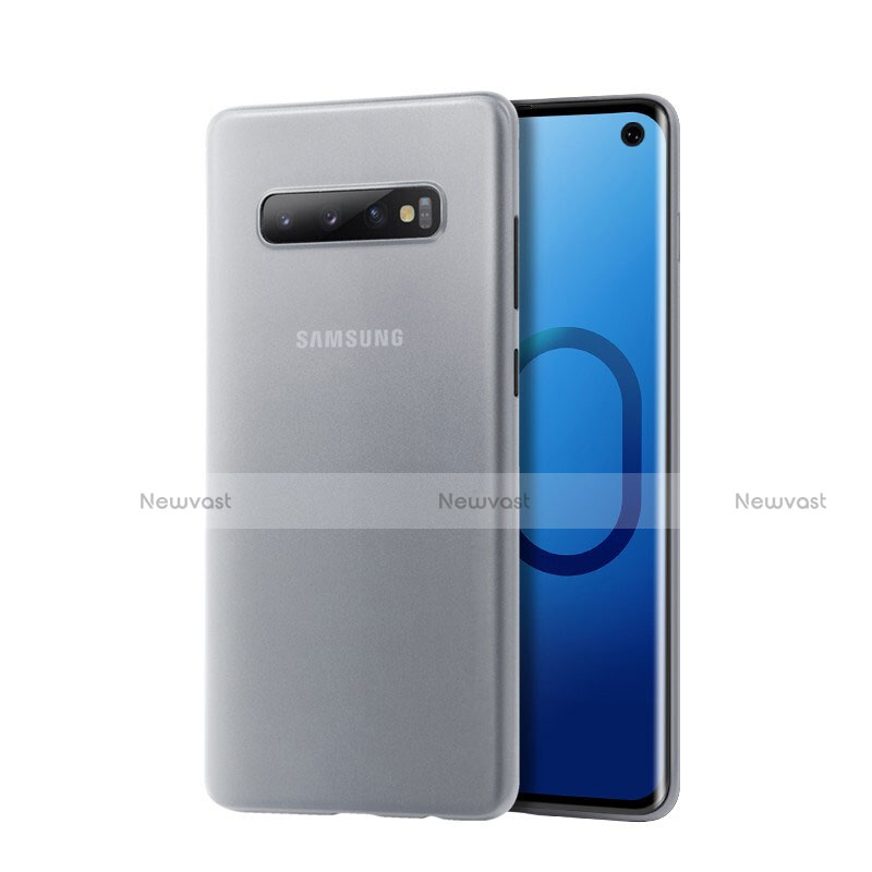 Ultra-thin Transparent Matte Finish Cover Case for Samsung Galaxy S10 5G White