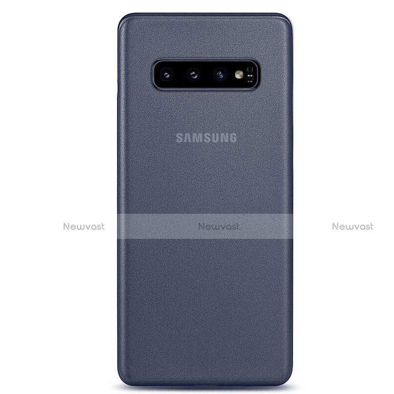 Ultra-thin Transparent Matte Finish Cover Case P01 for Samsung Galaxy S10 5G Blue