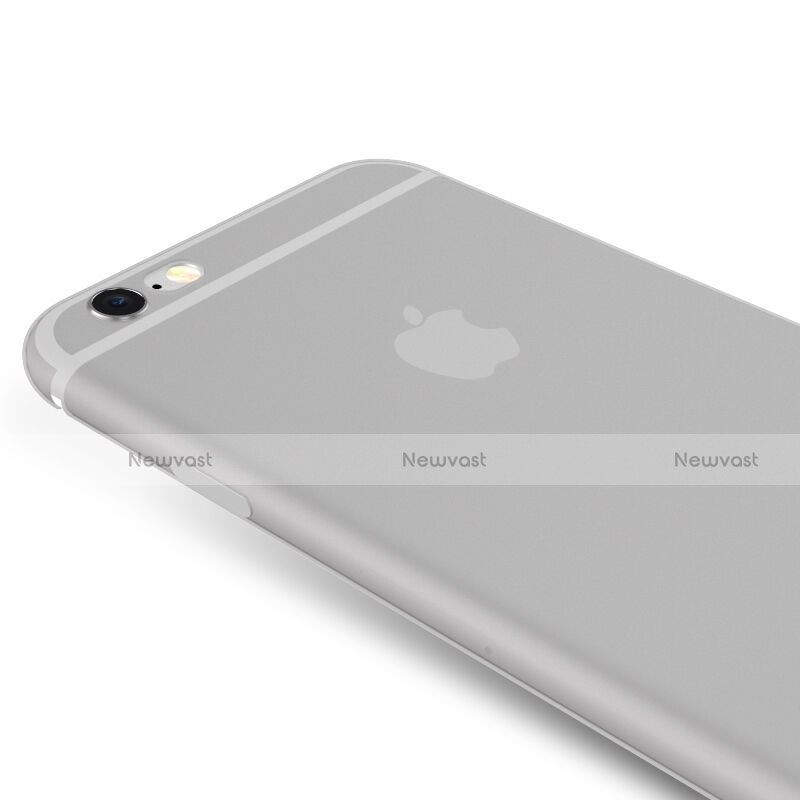 Ultra-thin Transparent Matte Finish Soft Case for Apple iPhone 6S Gray