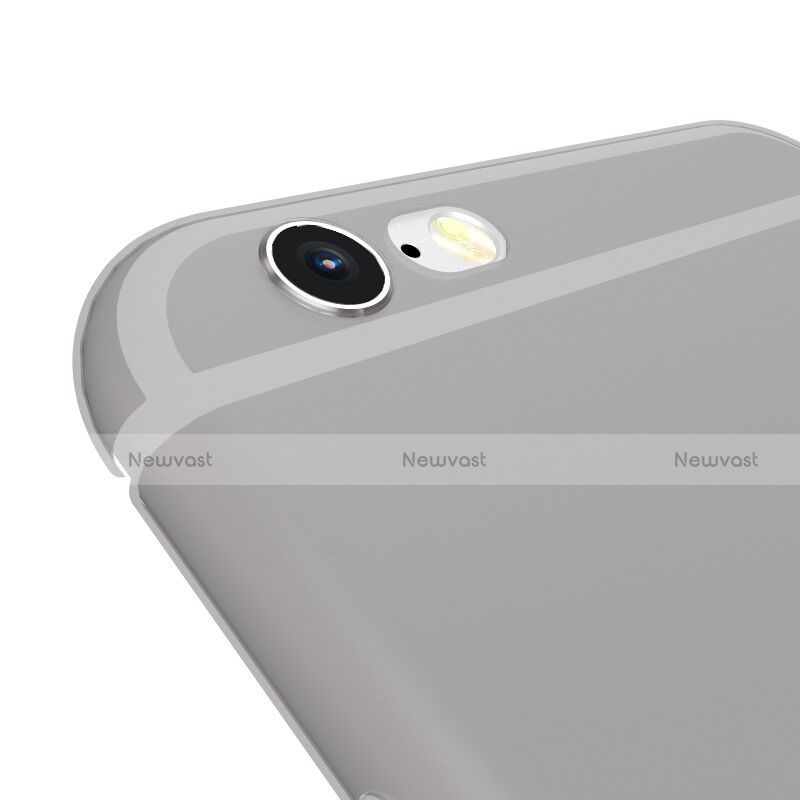 Ultra-thin Transparent Matte Finish Soft Case for Apple iPhone 6S Gray