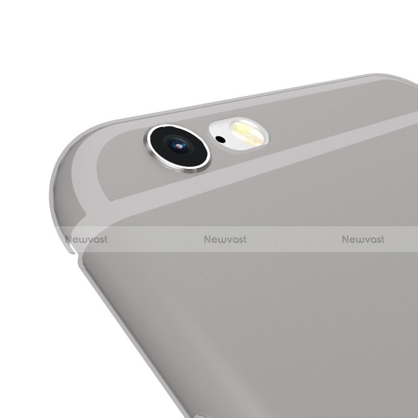 Ultra-thin Transparent Matte Finish Soft Case for Apple iPhone 6S Plus Gray