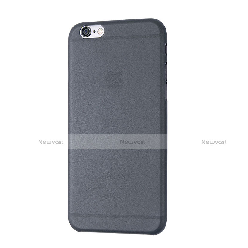 Ultra-thin Transparent Plastic Case for Apple iPhone 6 Dark Gray