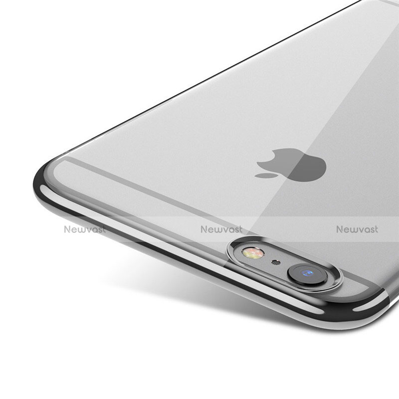 Ultra-thin Transparent Plastic Case T01 for Apple iPhone 6 Black