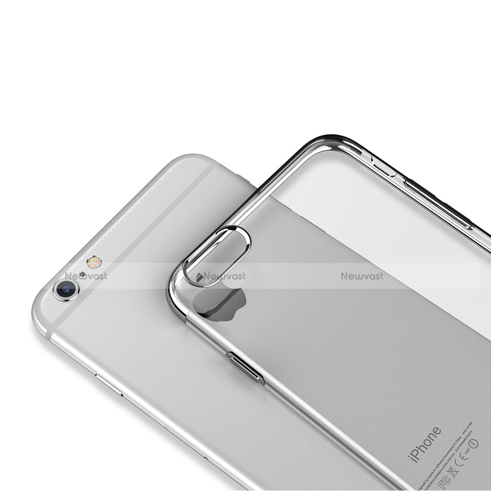 Ultra-thin Transparent Plastic Case T01 for Apple iPhone 6 Black