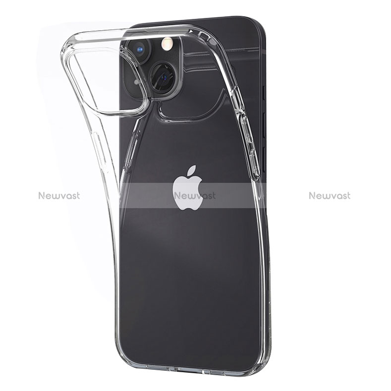 Ultra-thin Transparent TPU Soft Case A02 for Apple iPhone 15 Clear