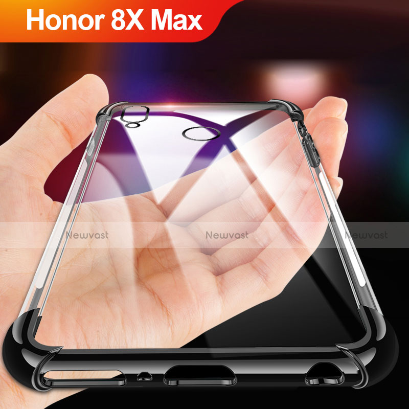 Ultra-thin Transparent TPU Soft Case A02 for Huawei Honor 8X Max Black