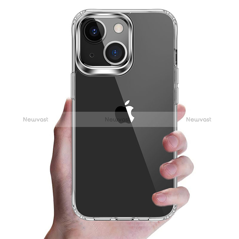 Ultra-thin Transparent TPU Soft Case A03 for Apple iPhone 15 Plus Clear